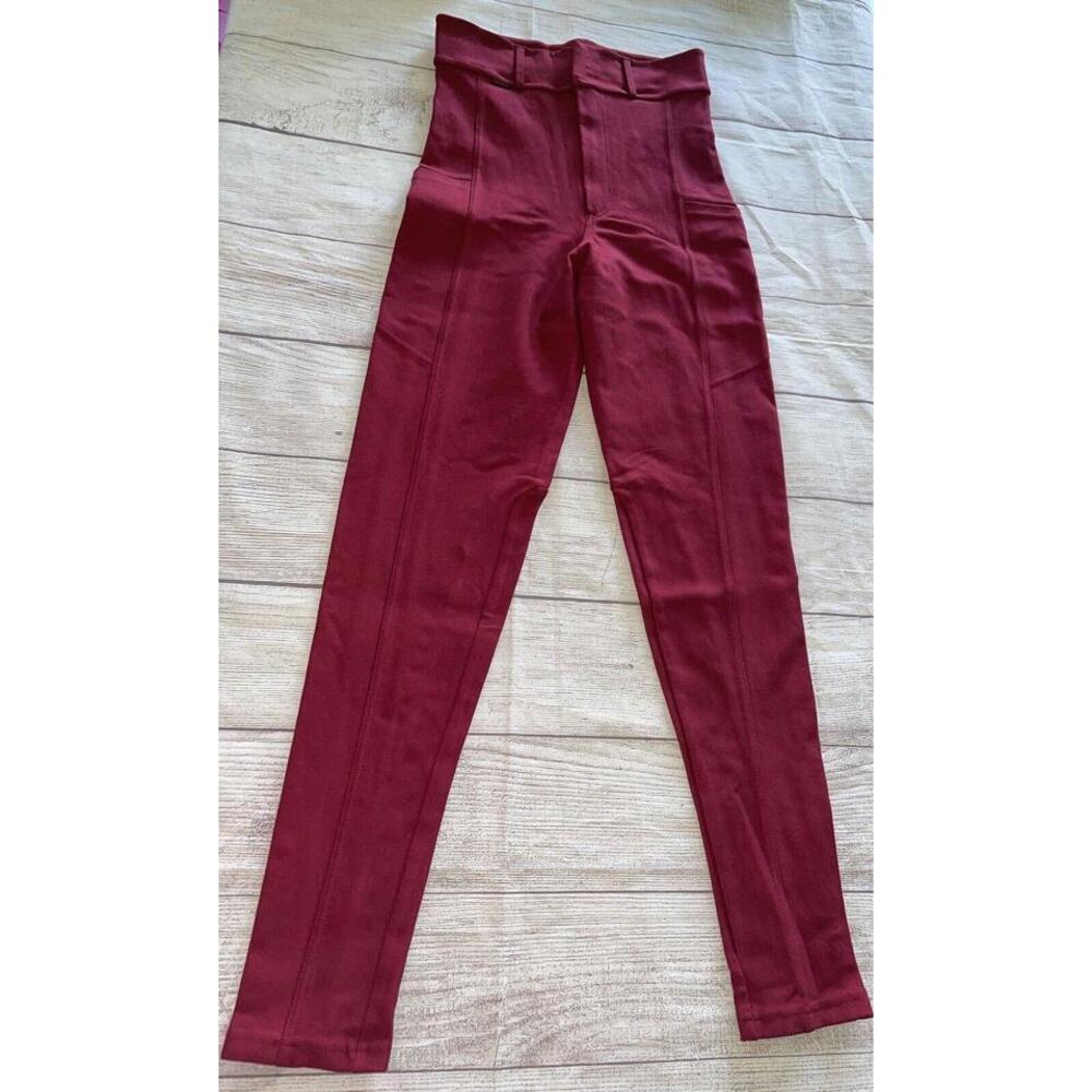 BlackMilk Equestrian Red Leggings Pants Size Small